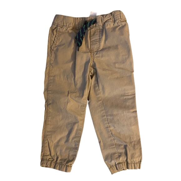Carters Tan Pants Size 2T Cotton Drawstring Waist - Picture 1 of 4